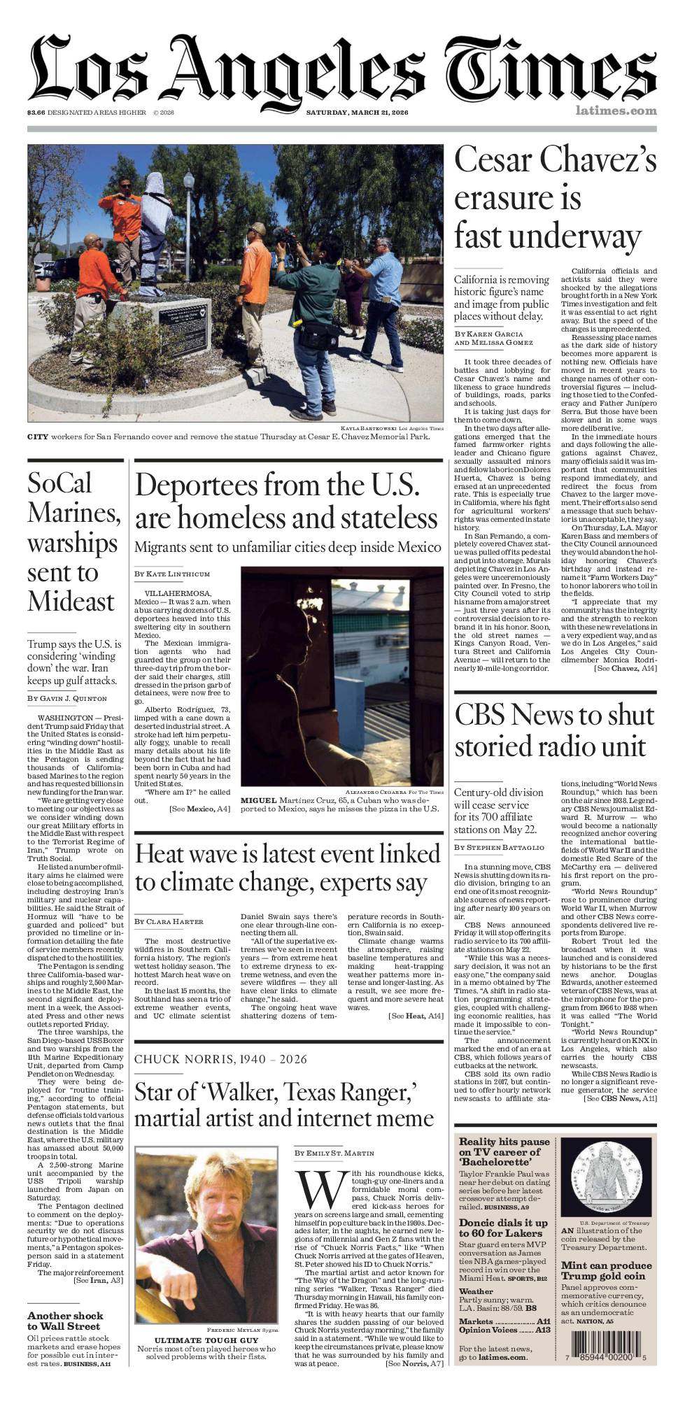 Newspaper Front Page Index Dynamic News – ThemeZee