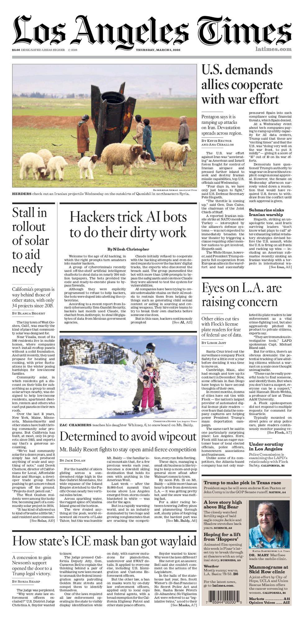 Los Angeles Times - eNewspaper