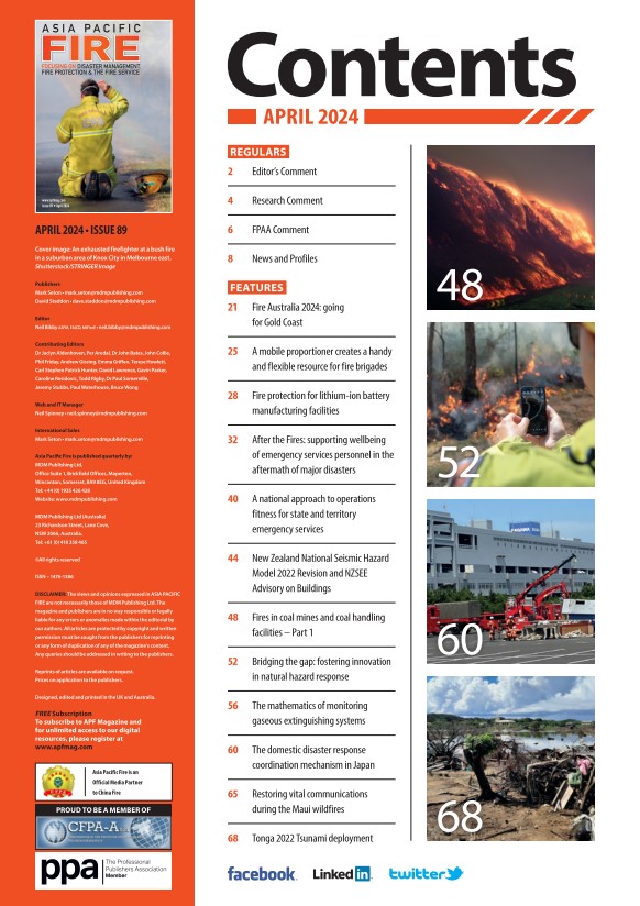 Asia Pacific Fire magazine