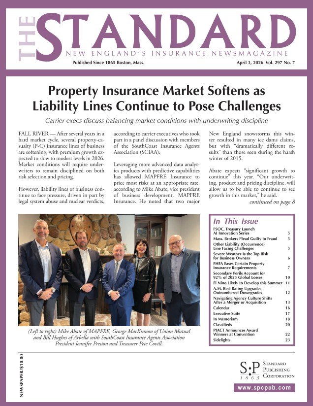 England Insurance The Standard-New England's Insurance Weekly