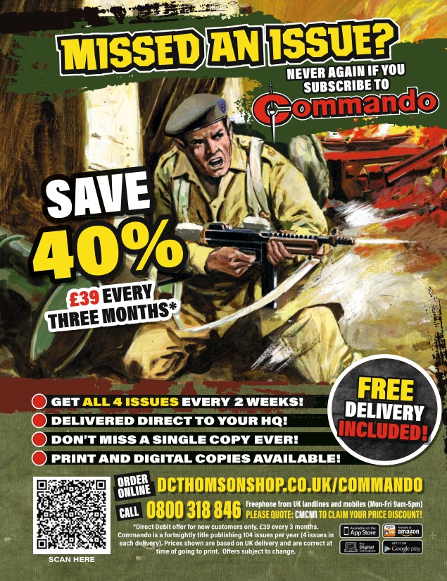 Commando Comics Sample Edition